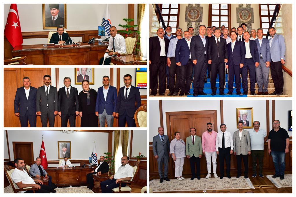 Vali Şahin’e Hayırlı Olsun Ziyaretleri Devam Ediyor