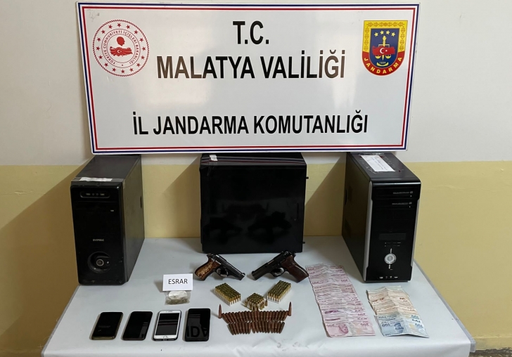 Yasadışı Bahis ve Uyuşturucu madde Ticareti Yapan 4 kişi yakalandı