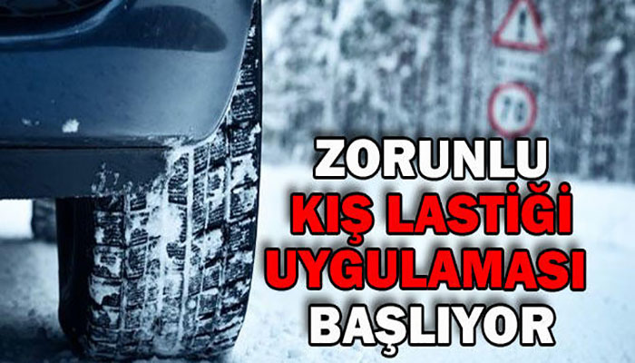 Zorunlu Kış Lastiği Uygulaması 15 Kasım'da Başlıyor